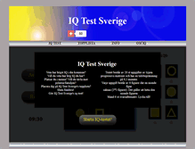 Tablet Screenshot of iq-test-sverige.se